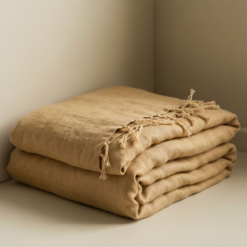 Linen Throw Blanket
